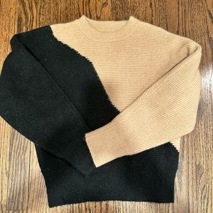 Blue Pepper - tan and black sweater